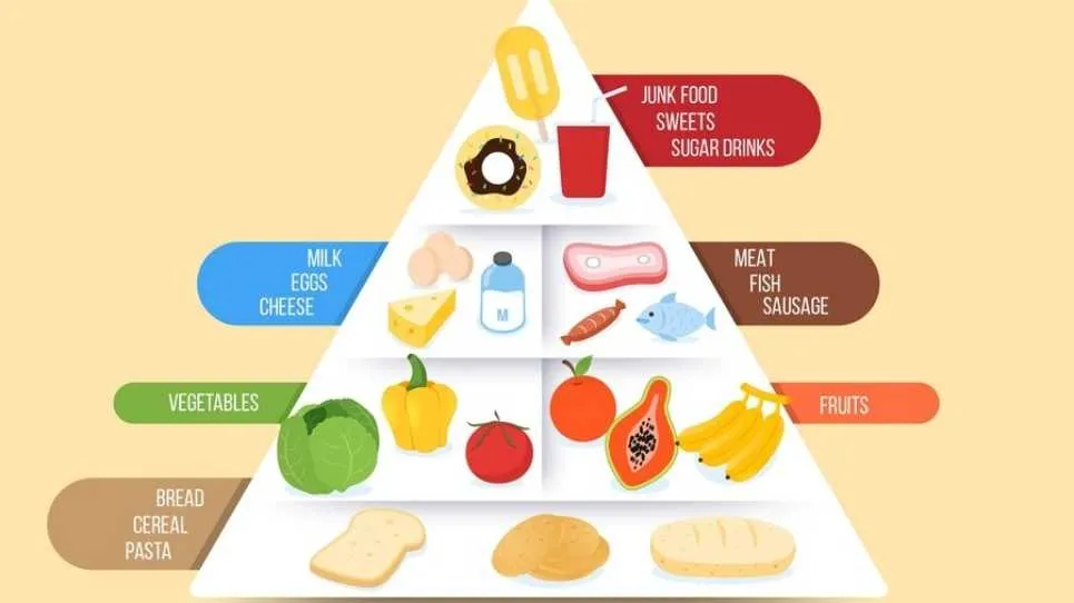 La pirámide de la alimentación saludable